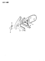 1992 Dodge Caravan Car Mirror Diagram - 4713601