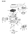 Chrysler Cirrus Air Filter Diagram - 4306113