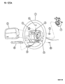 Jeep Cherokee Clock Spring Diagram - 56007522