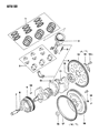 1991 Dodge Ram 50 Wheel Bearing Diagram - MH040024
