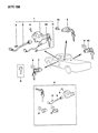 Dodge Ram 50 Ignition Lock Cylinder Diagram - MB415752