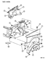 Dodge Grand Caravan Fender Diagram - 4761223