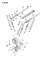 Dodge Colt Cam Gear Diagram - MD133155