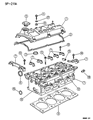 1998 Chrysler Sebring Oil Filler Cap Diagram - 4573497AB