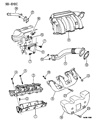 Chrysler New Yorker Intake Manifold Diagram - 4621376