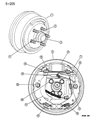 Dodge Intrepid Brake Drum Diagram - 4616236