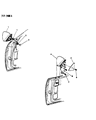 Chrysler LeBaron Car Mirror Diagram - 4299547