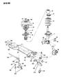 1990 Dodge Daytona Axle Pivot Bushing Diagram - 4404987