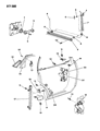 Dodge Diplomat Window Regulator Diagram - 4480427