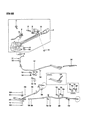 1989 Dodge Ram 50 Parking Brake Cable Diagram - MB256863