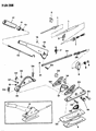 1993 Jeep Cherokee Parking Brake Cable Diagram - 52008300