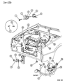 Chrysler LeBaron A/C Compressor Cut-Out Switches Diagram - 4677362