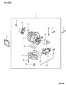 1996 Dodge Stealth Throttle Body Gasket Diagram - MD184046