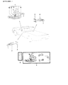 Dodge Ram 50 Ignition Lock Cylinder Diagram - MB510628