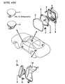 1994 Dodge Stealth Car Speakers Diagram - MR142013