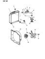Dodge D150 Radiator Hose Diagram - H0061258