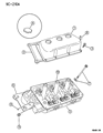Dodge Intrepid Cylinder Head Diagram - R6635457