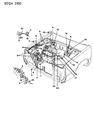 Chrysler LeBaron A/C Condenser Diagram - 4728738