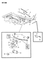 Dodge Wiper Pivot Diagram - 4467330