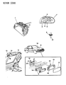 Dodge Shadow Side Marker Light Diagram - 4328698