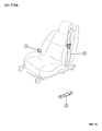 1997 Chrysler Sebring Seat Belt Diagram - PW65SC3
