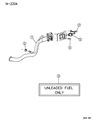 1991 Chrysler Town & Country Fuel Filler Neck Diagram - 4495048
