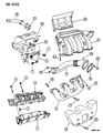 Dodge Intrepid Intake Manifold Gasket Diagram - 4621966