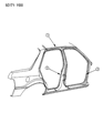 Dodge Shadow Door Seal Diagram - 5257263