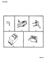 Chrysler LeBaron Air Bag Control Module Diagram - 4723293