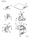 Dodge Caravan Hood Latch Diagram - 4673094