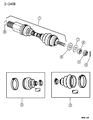 1996 Dodge Caravan Axle Shaft Diagram - 4808883