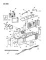 Dodge D350 Heater Core Diagram - 4361181