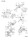 Dodge Stealth Engine Mount Bracket Diagram - MB691474