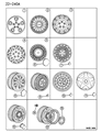 1994 Dodge Shadow Wheel Cover Diagram - 4684254