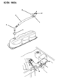 Chrysler New Yorker PCV Hose Diagram - 4536156