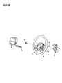 Jeep Grand Wagoneer Steering Wheel Diagram - 5DE64LX9