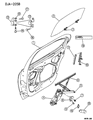 Chrysler Cirrus Window Run Diagram - 4646509