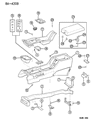 1992 Jeep Comanche Cup Holder Diagram - 55115020