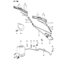 1987 Dodge Raider Wiper Motor Diagram - MB140838