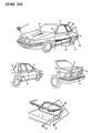 Dodge Shadow Emblem Diagram - HR15LW7