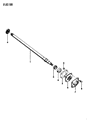 1986 Jeep Wrangler Axle Shaft Diagram - J8127070