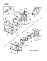 Dodge Caravan Side Marker Light Diagram - 4321921