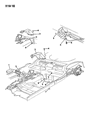 1994 Chrysler LeBaron Parking Brake Cable Diagram - 4423600