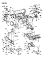 Dodge Lancer Engine Mount Bracket Diagram - 4440600