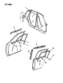 Dodge Window Run Diagram - D722GL7