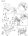 Chrysler LeBaron Crankshaft Seal Diagram - MD168055