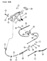 1994 Jeep Wrangler Parking Brake Cable Diagram - 52007523