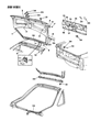 Dodge Lancer Lift Support Diagram - G0004436