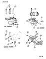 Jeep Cherokee Alternator Bracket Diagram - 53010089