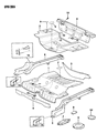 Dodge Monaco Floor Pan Diagram - 35026100